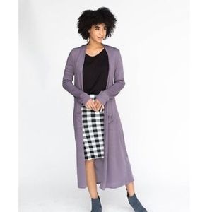 Agnes and Dora | Purple Taupe Duster